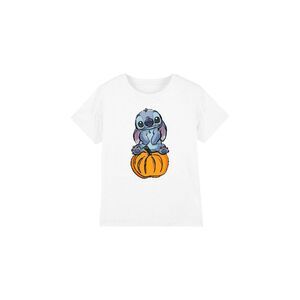 Lilo & Stitch Childrens/Kids Pumpkin Sketch T-Shirt / White